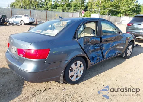 2009 Hyundai Sonata Gls z USA, uszkodzony, nr VIN 5NPET46C39H479892